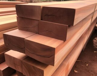 Mahogany timber